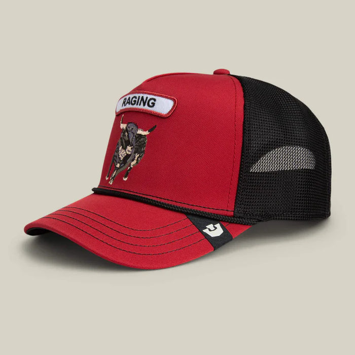 Gorra Goorin Bros Raging Bull Trucker Snapback Roja Hombre (GB2)