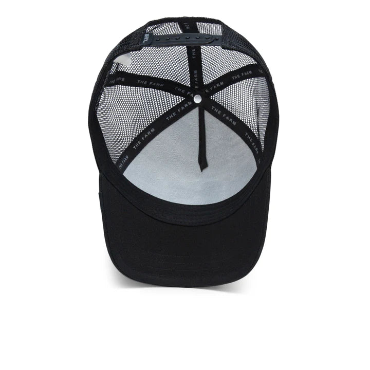 Gorra Goorin Bros Trout Fish Trucker Snapback Negra Hombre