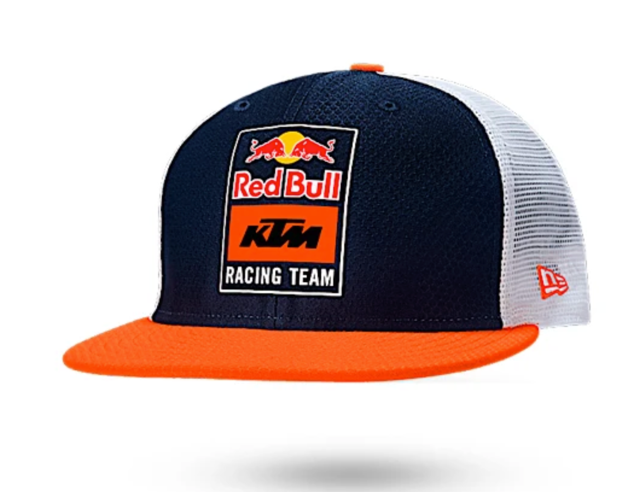 Gorra Red Bull KTM Racing Team New Era 9FIFTY Trucker Azul Naranja