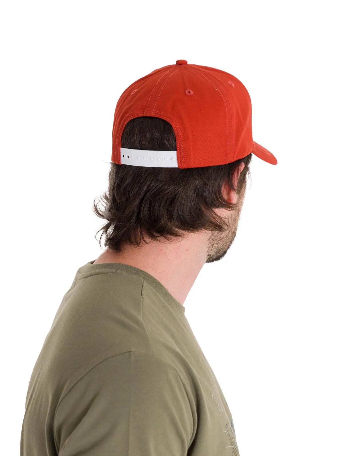 Jockey Con Broche Casual Hombre Cat Logo Hat Rojo Cat
