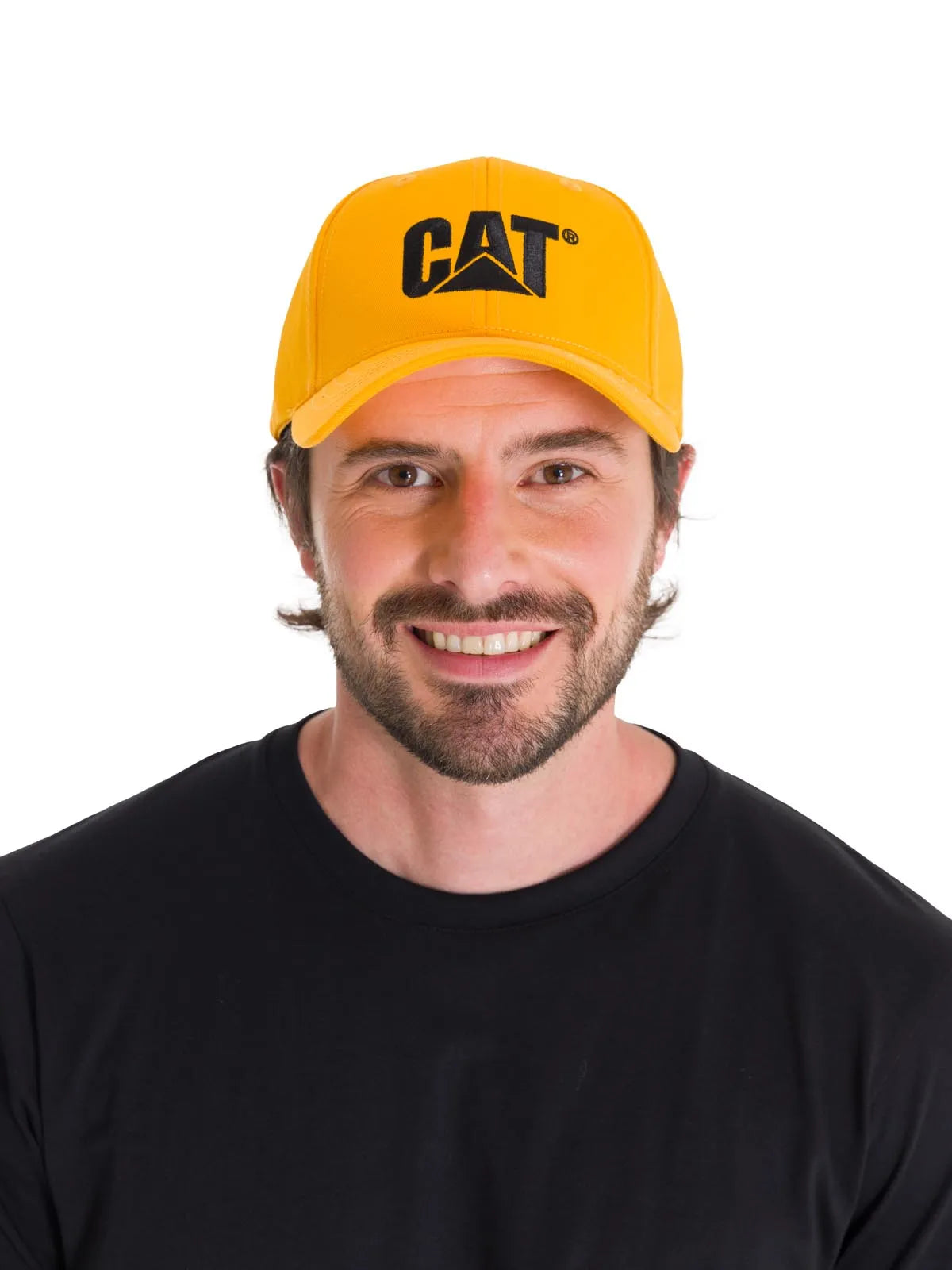 Jockey Con Broche Casual Hombre Cat Logo Hat Amarillo Cat