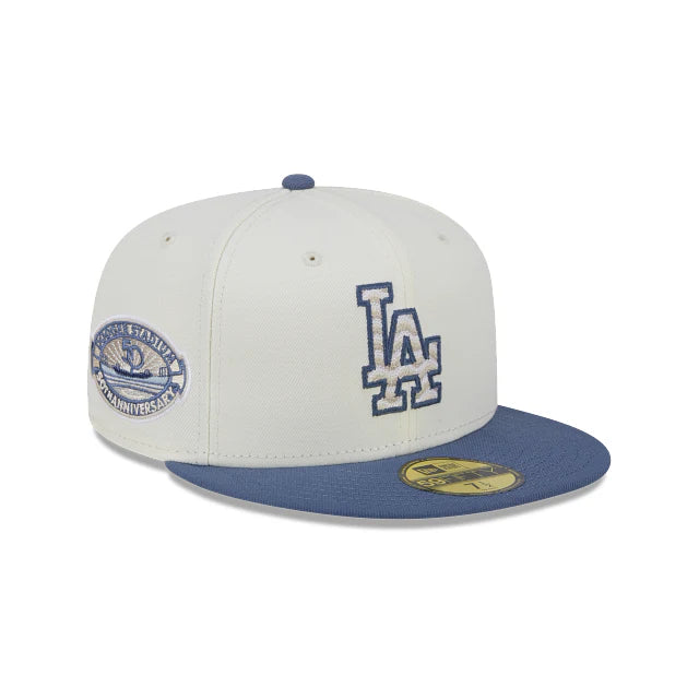 Los Angeles Dodgers MLB Wavy Chainstitch 59FIFTY Cerrada