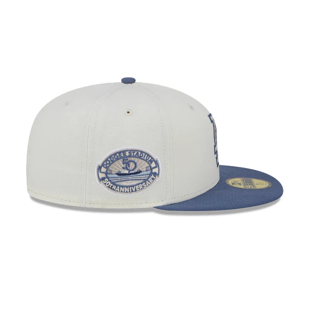 Los Angeles Dodgers MLB Wavy Chainstitch 59FIFTY Cerrada