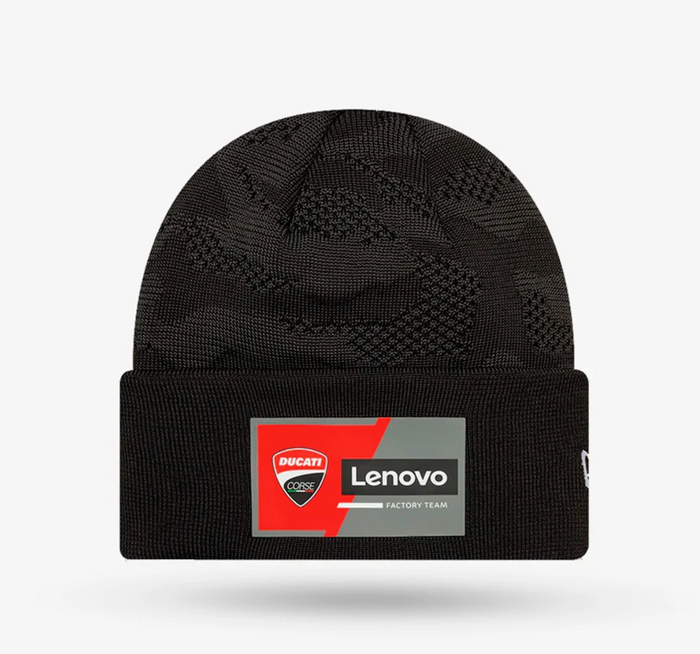 Gorro Lana Ducati Corse Lenovo Factory Team New Era Negro