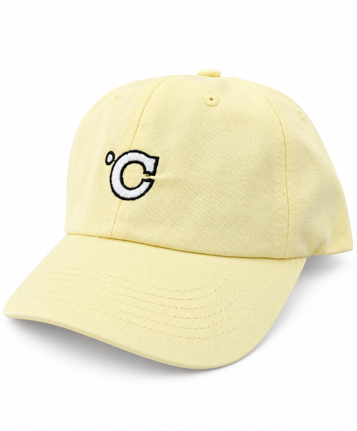 Gorra Dad Cap Grados °C Amarillo