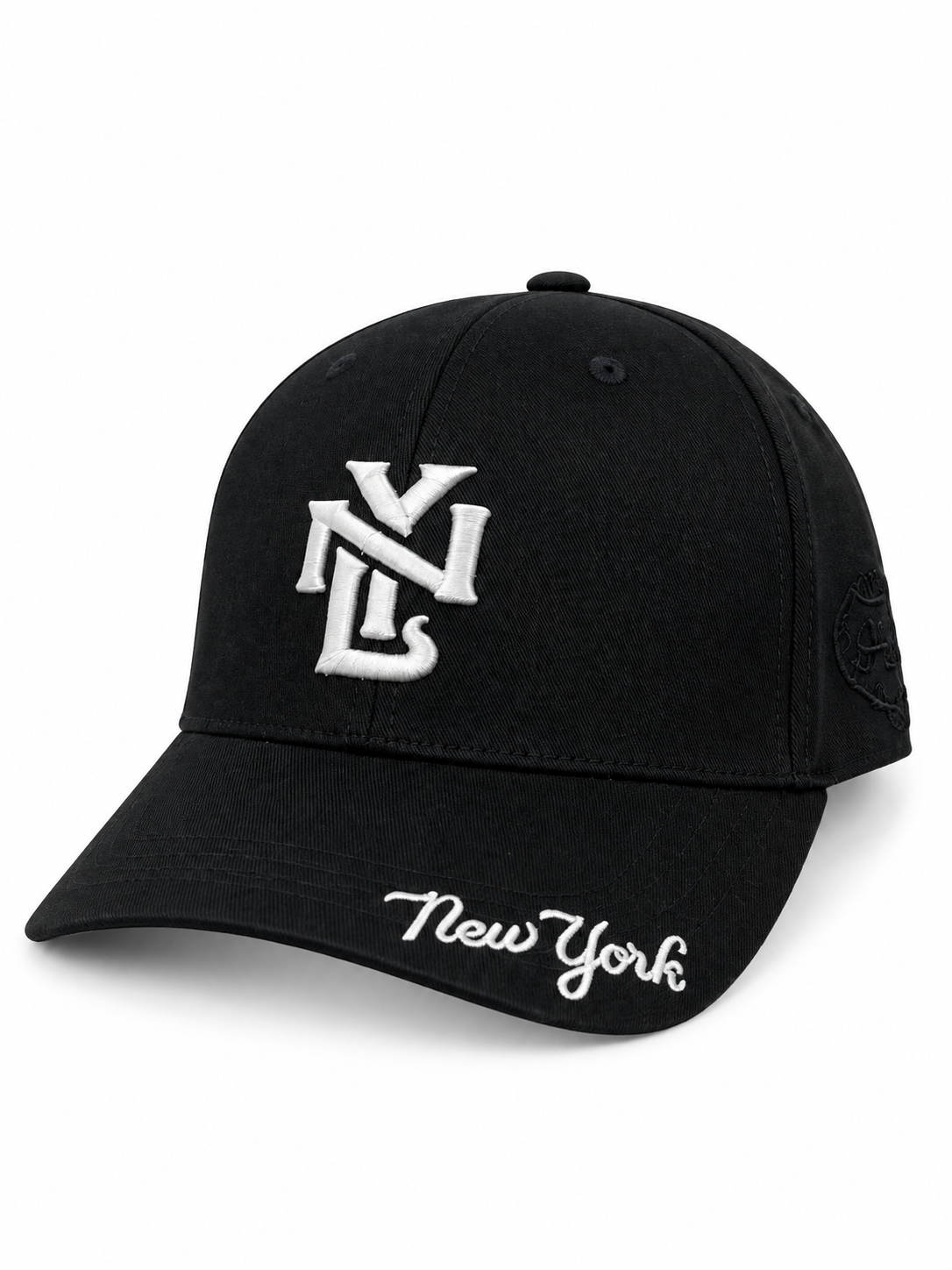 Gorra Double AA Curvo Negro NYL New York