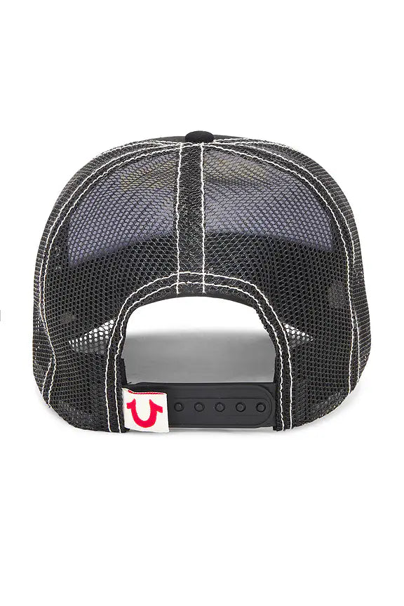 Jockey True Religion trucker buddha jet black
