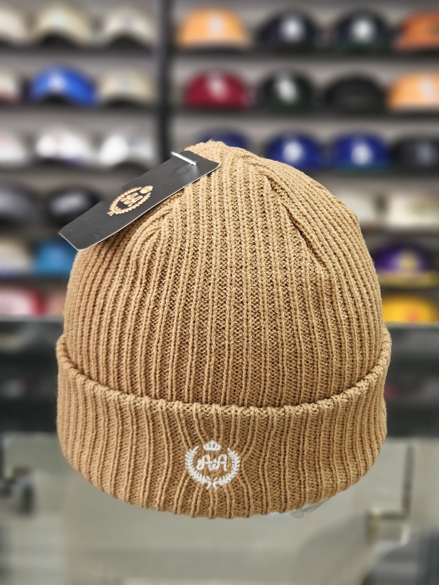 Gorro lana Double AA beige