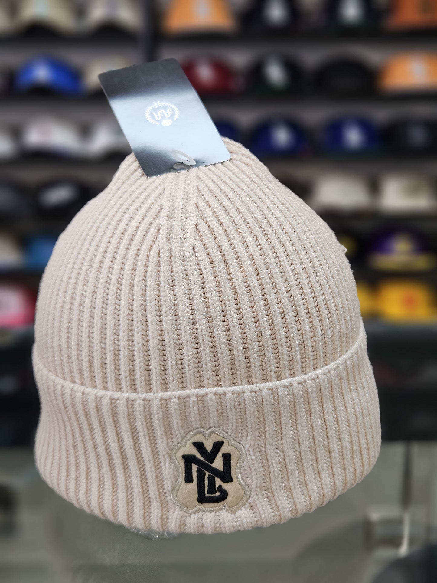 Gorro lana Double AA New York Beige