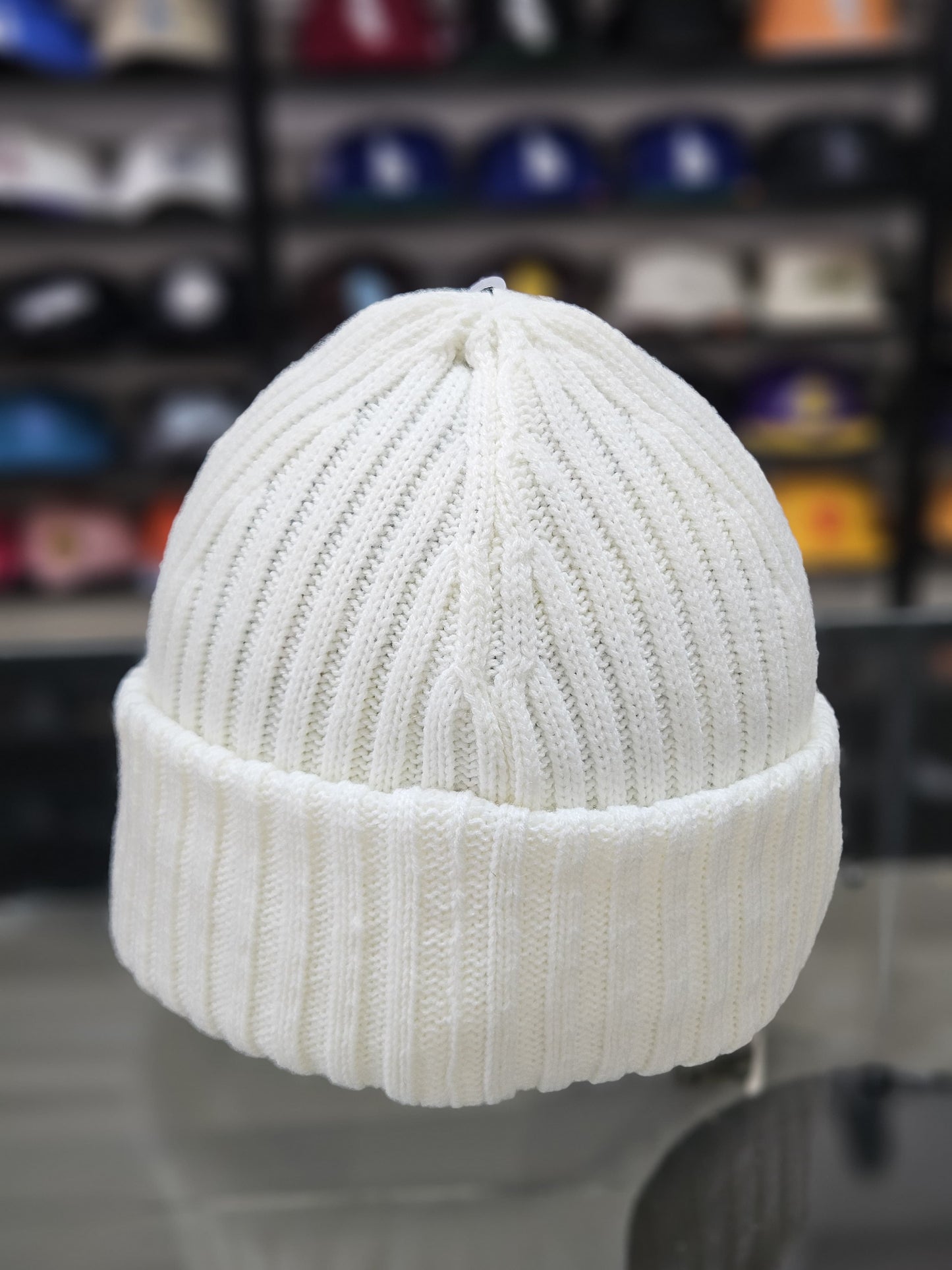 Gorro lana Double AA New York blanco