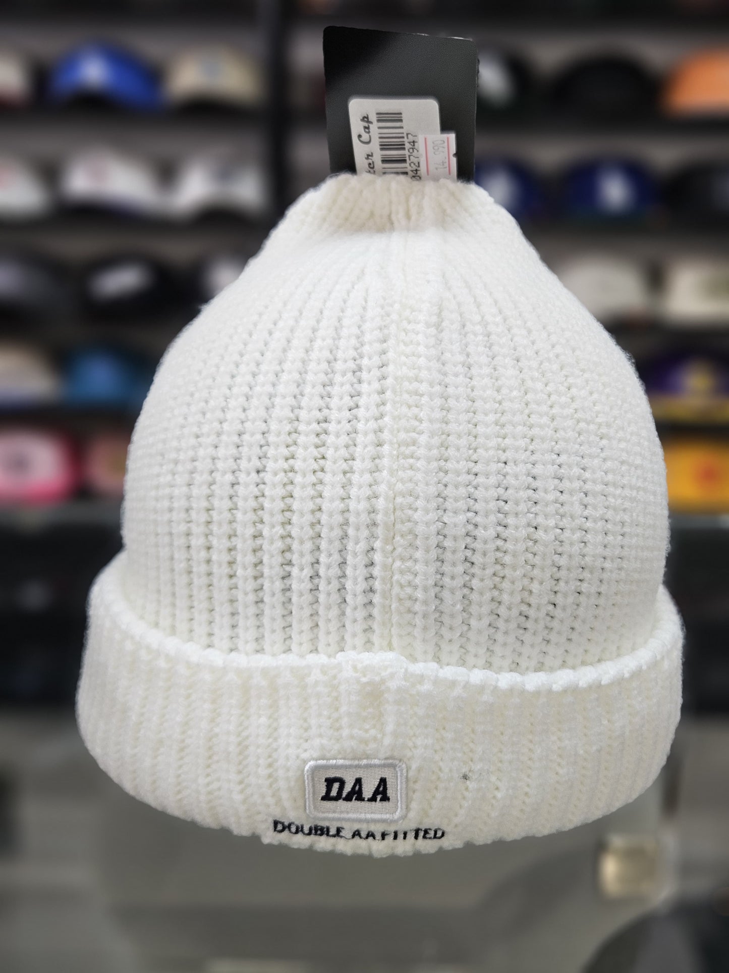 Gorro lana Double AA Los Angeles blanco