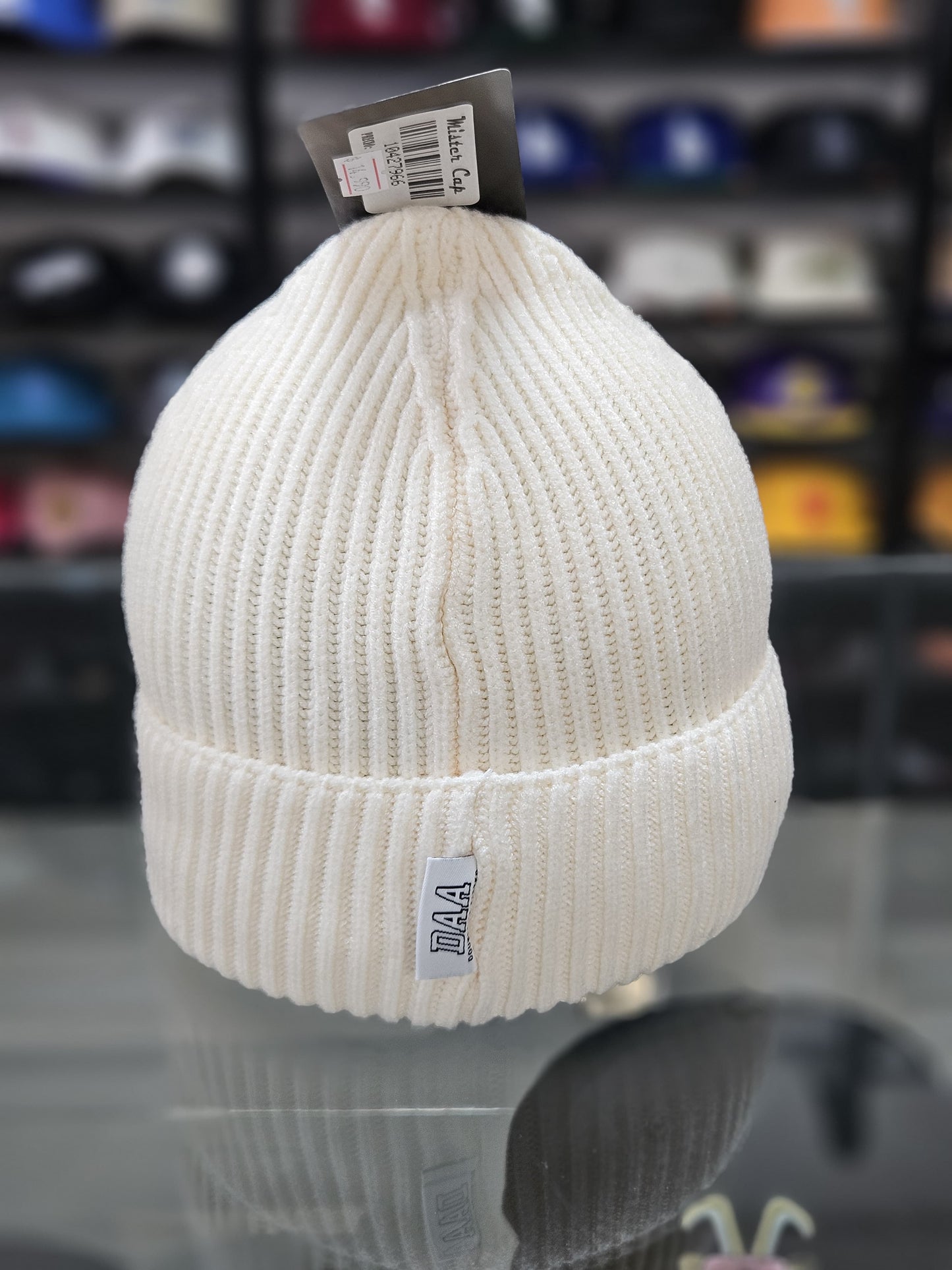 Gorro lana Double AA New York crema