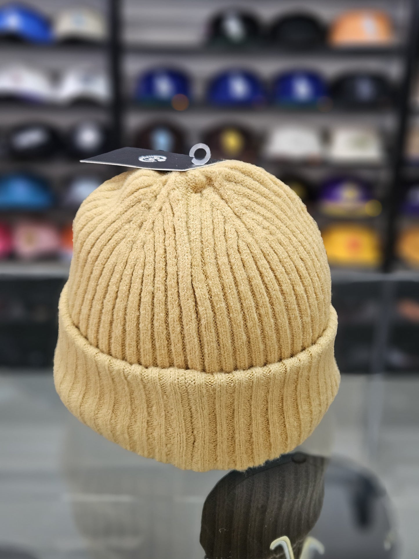 Gorro lana Double AA beige