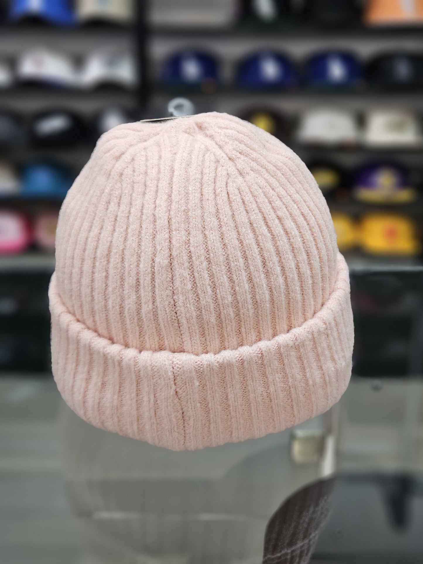 Gorro lana Double AA rosa