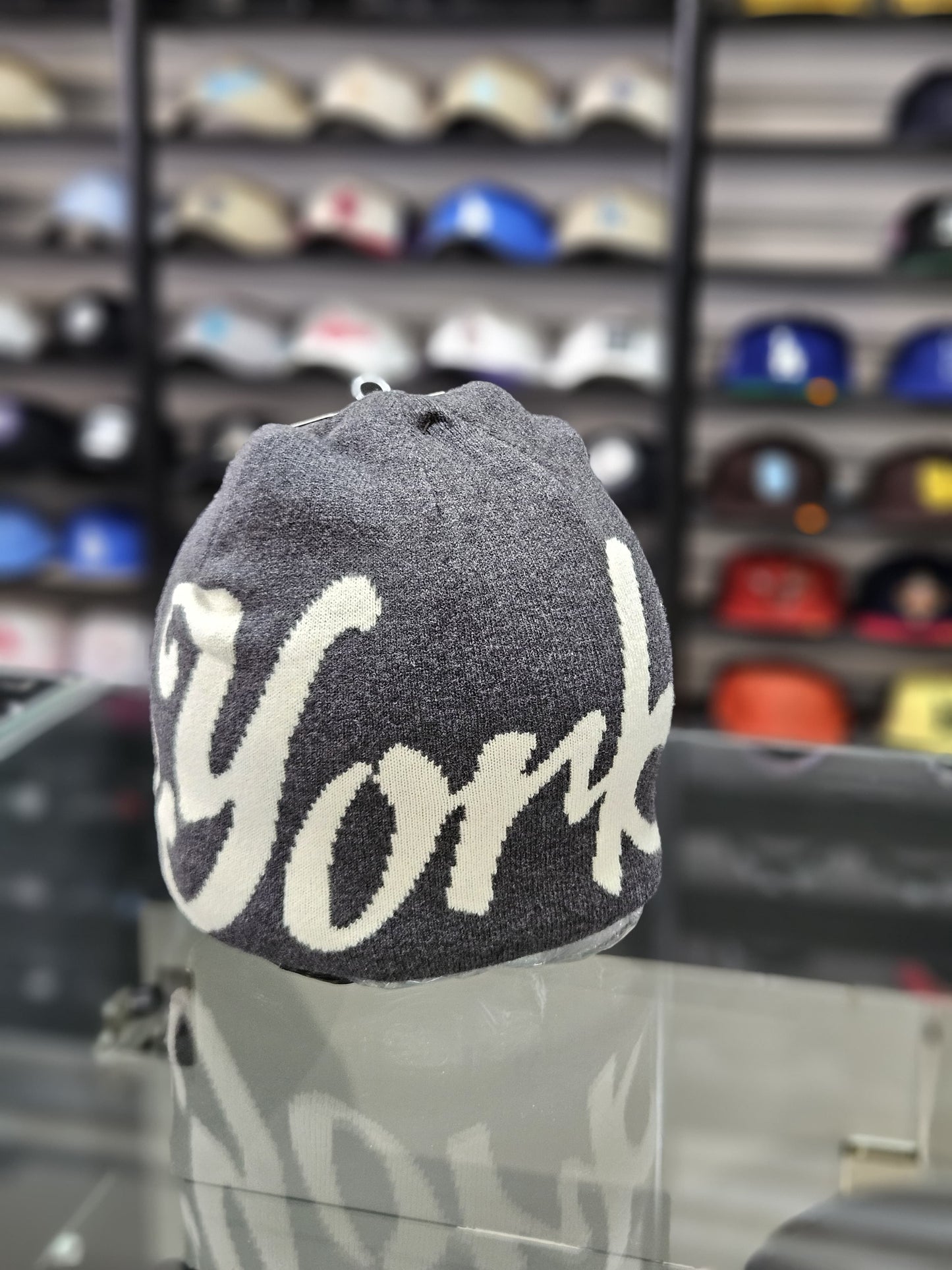 Gorro lana Double AA gris