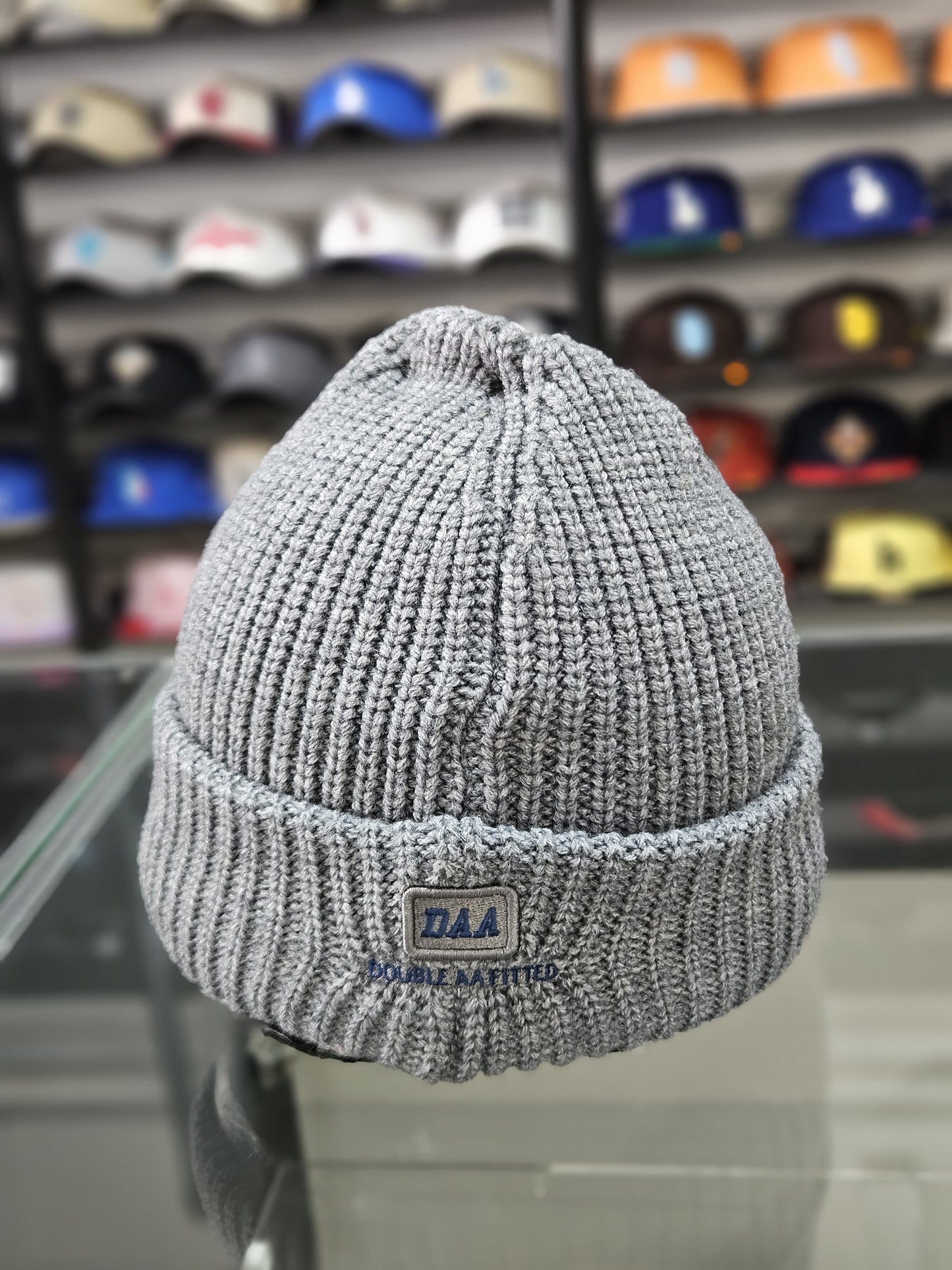 Gorro lana Double AA Los Angeles gris