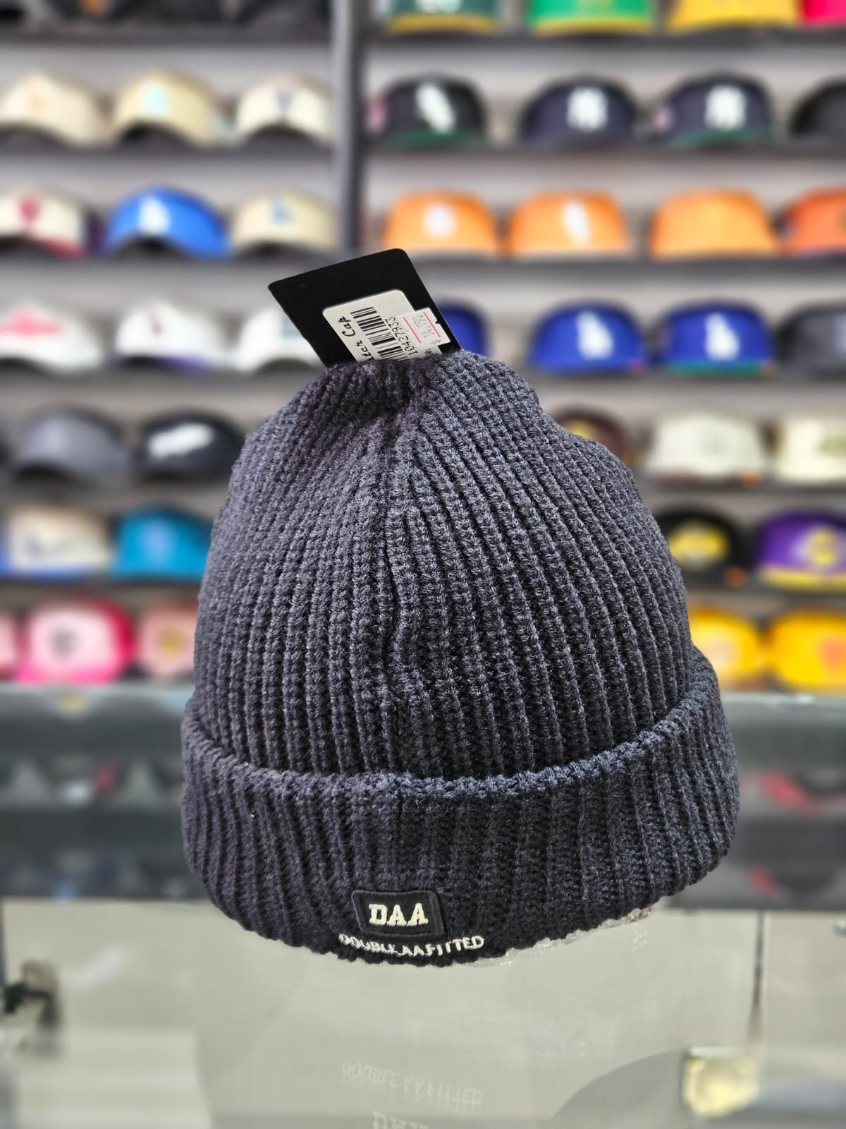 Gorro lana Double AA Los Angeles negro