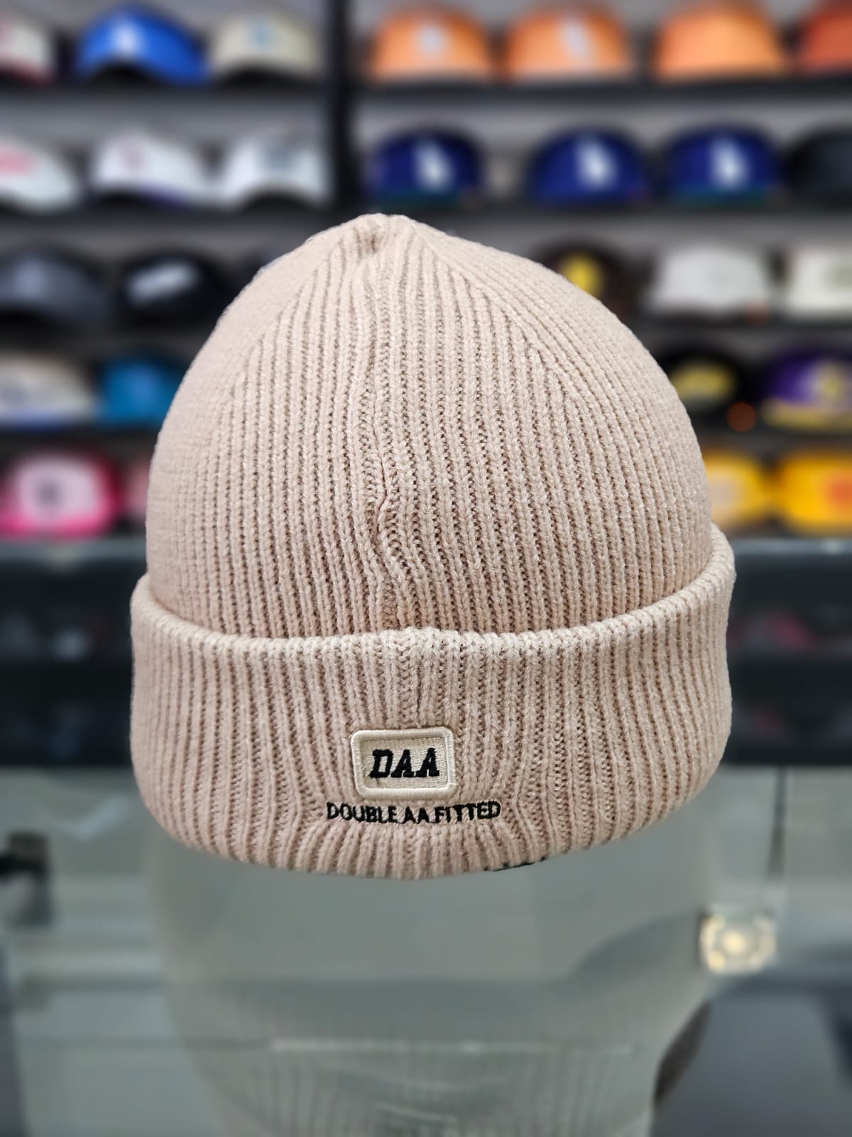 Gorro lana Double AA Los Angeles beige
