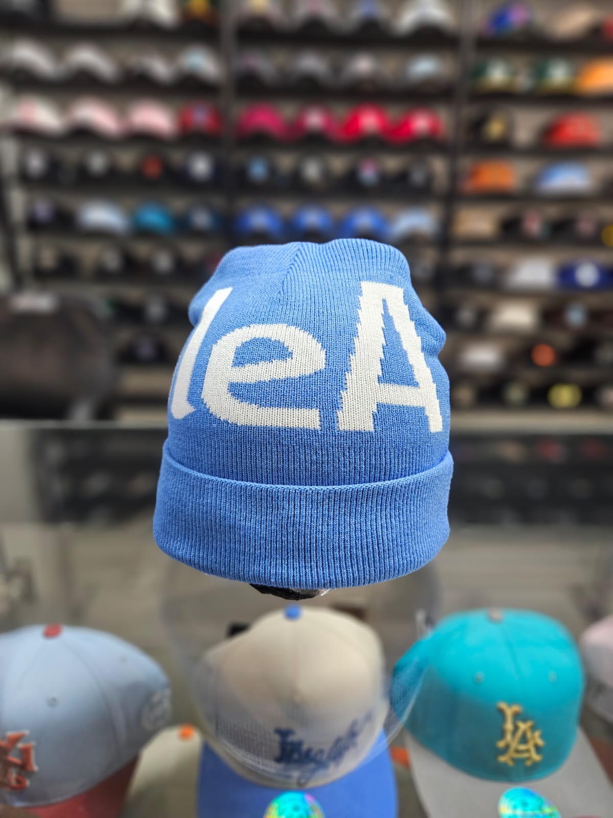 Gorro de Lana Double AA Azul
