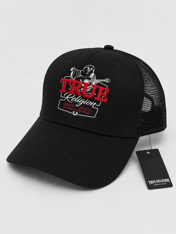 Gorra True Religion Buddha Trucker Negra