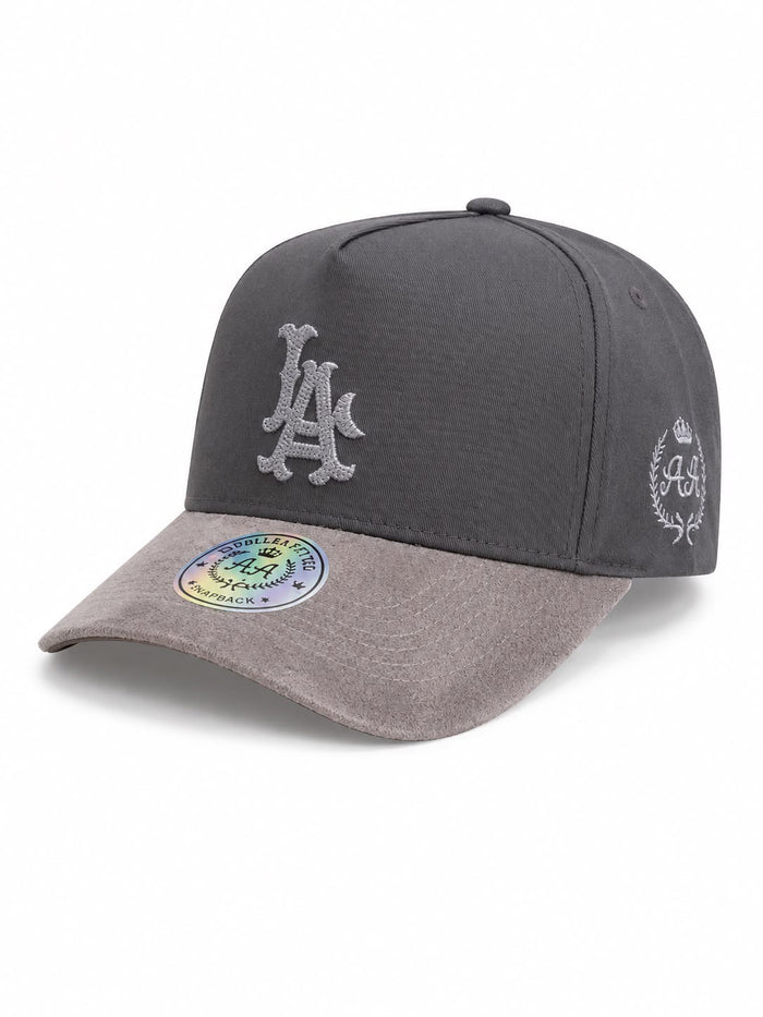 Gorra Double AA Curvo Grafito LA