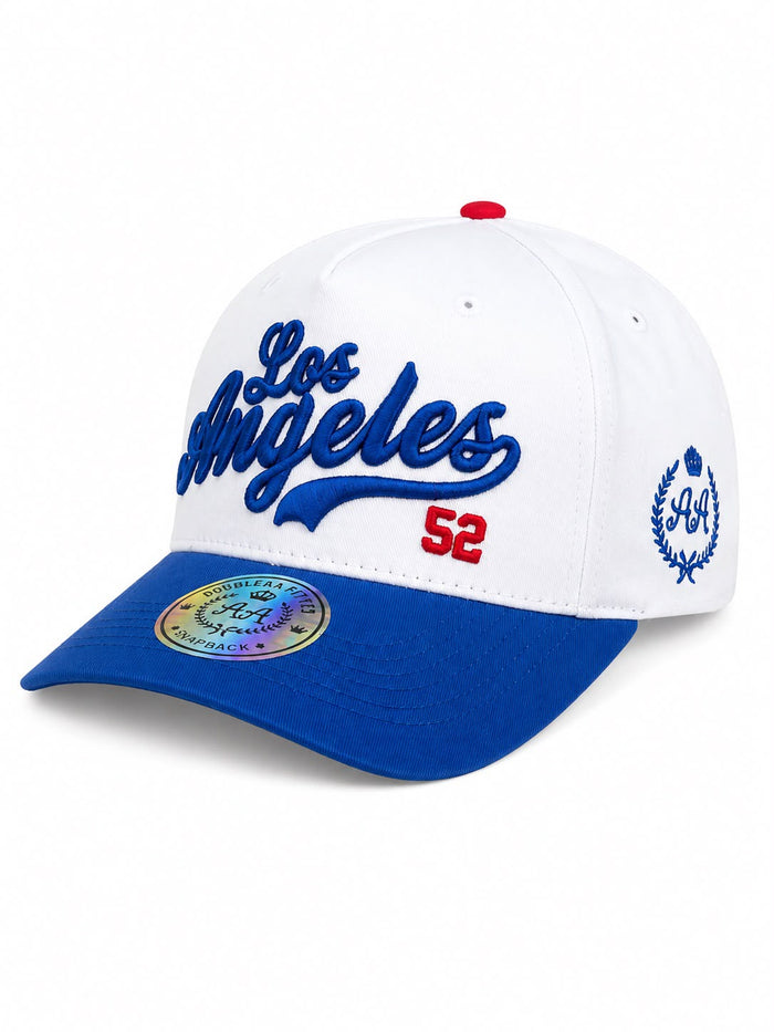 Gorra Double AA Curvo Blanco Los Angeles 52