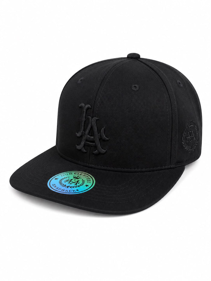 Gorra Double AA Plano Negro LA