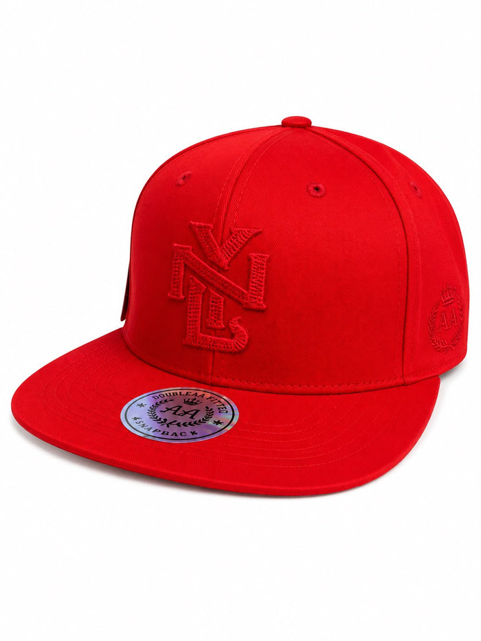 Gorra Double AA Plano Rojo NY