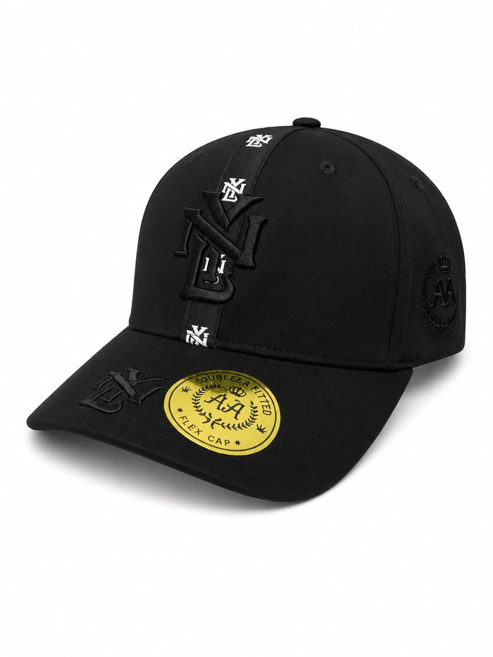 Gorra Double AA Curvo Negro NY Multi Logo