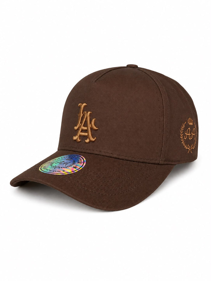 Gorra Double AA Curvo Café LA