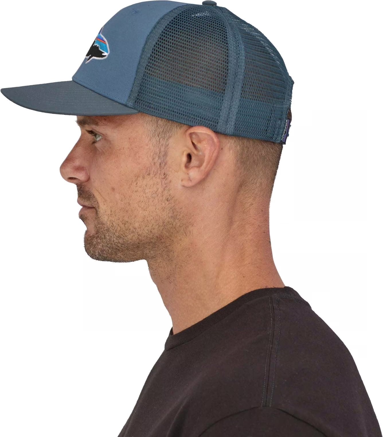 Jockey Patagonia Fitz Roy Trout Trucker Hat Azul