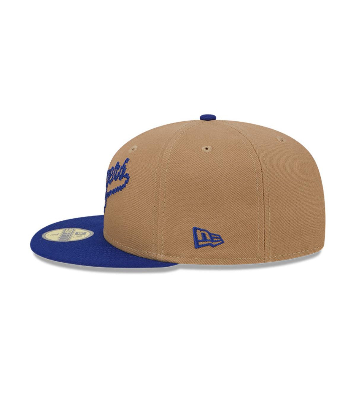 Gorra New Era 59Fifty Los Angeles Dodgers MLB 8-Bit Wordmark Beige
