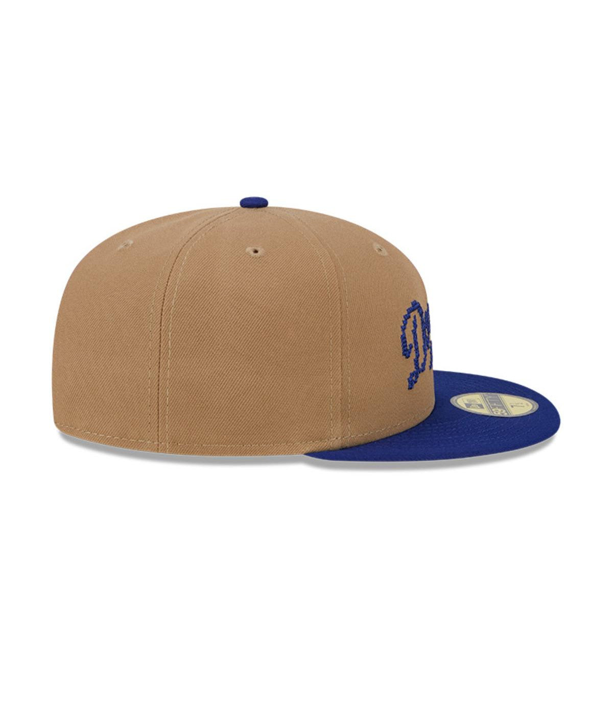 Gorra New Era 59Fifty Los Angeles Dodgers MLB 8-Bit Wordmark Beige