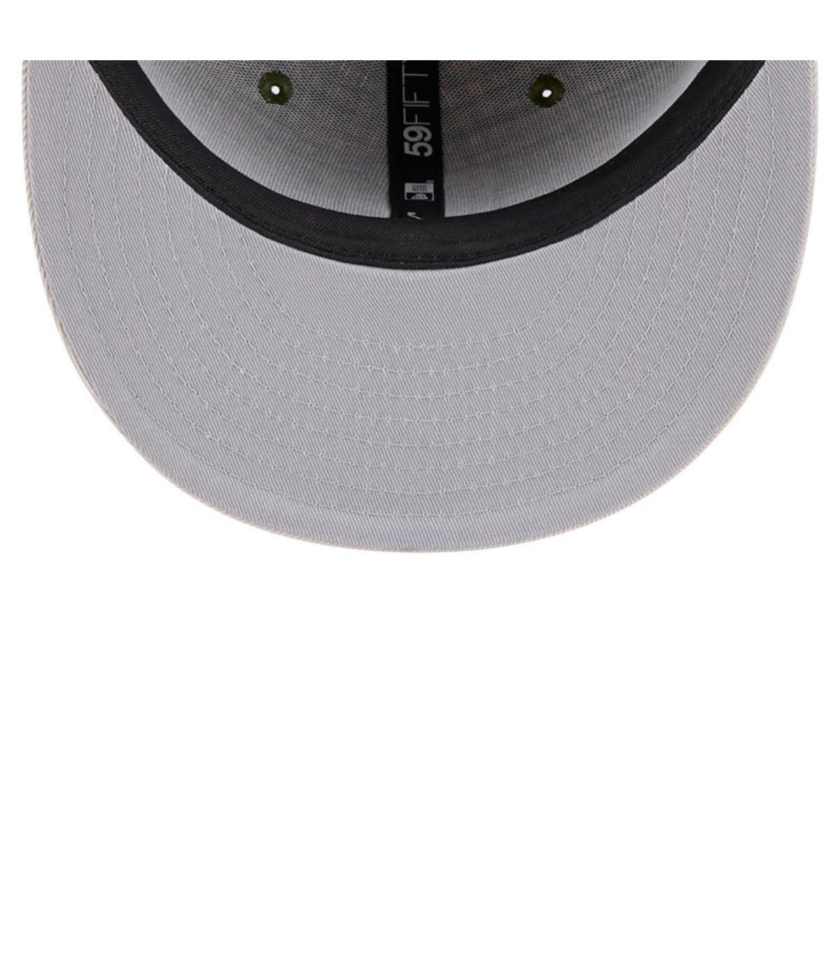 Gorra New Era 59Fifty Los Angeles Dodgers MLB Houndstooh Open Brown