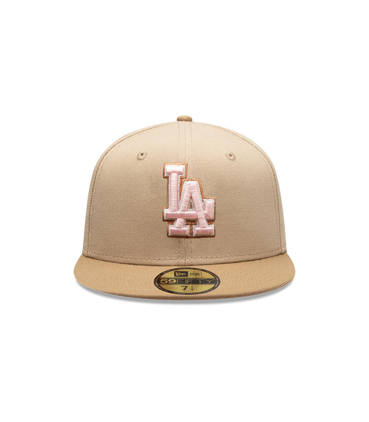 Gorra 59Fifty Los Angeles Dodgers Pink Khaki Beige