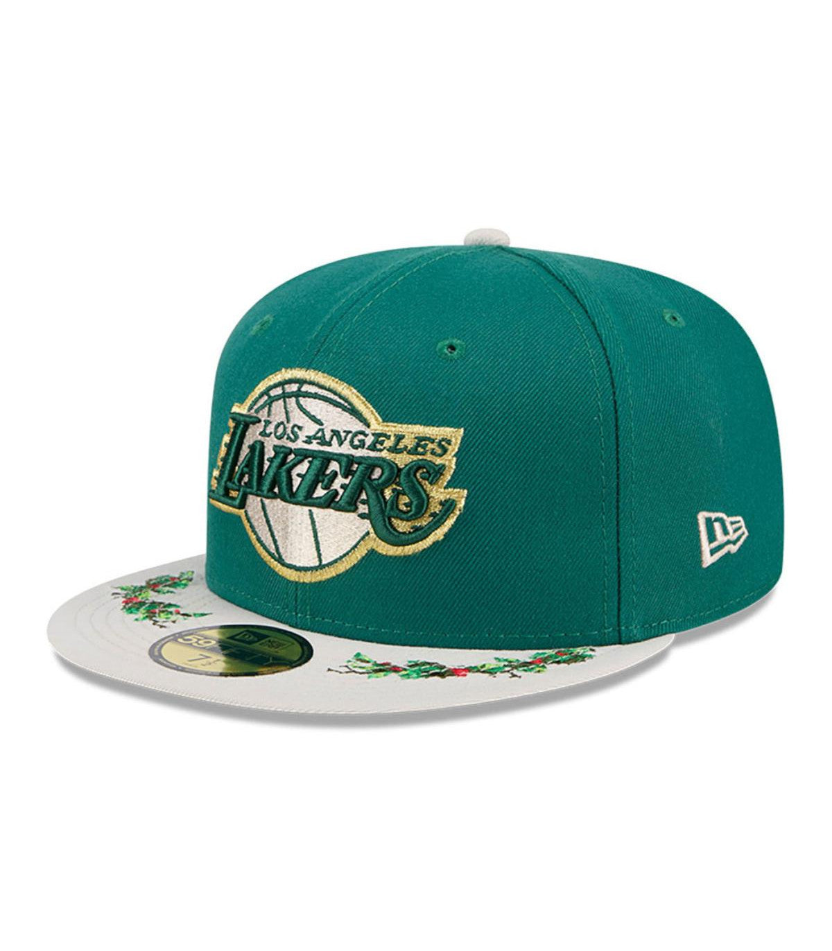 Gorra New Era 59Fifty Los Angeles Lakers NBA Novelty Holly Green Med