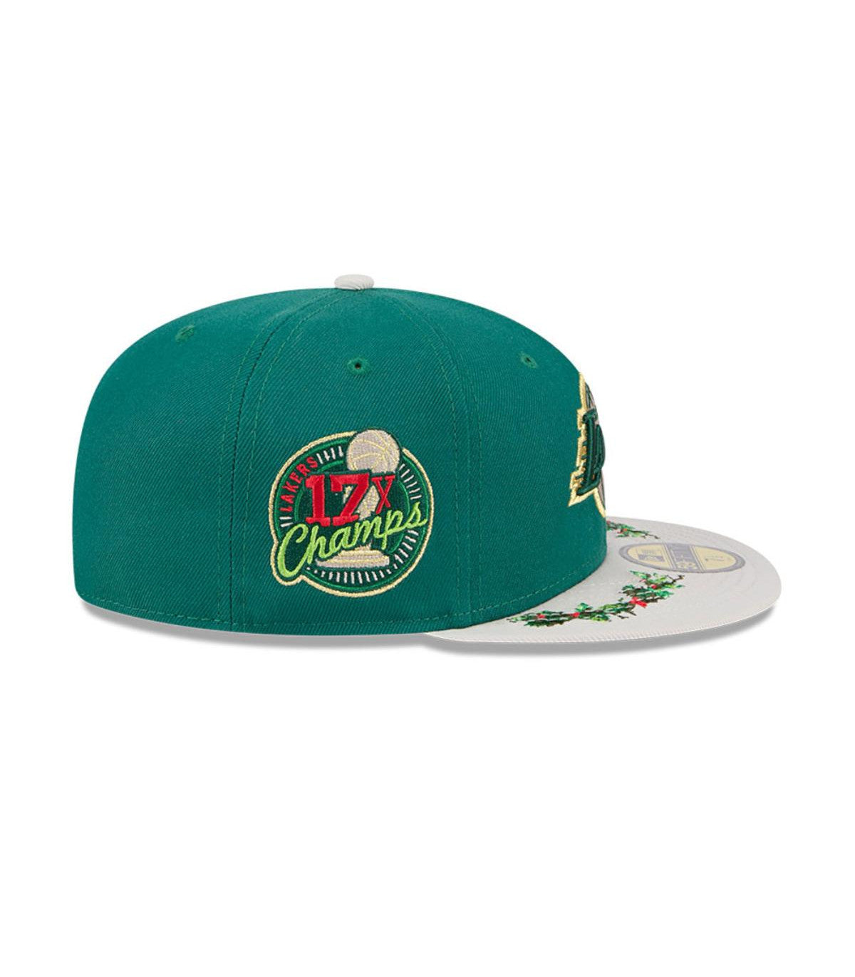 Gorra New Era 59Fifty Los Angeles Lakers NBA Novelty Holly Green Med