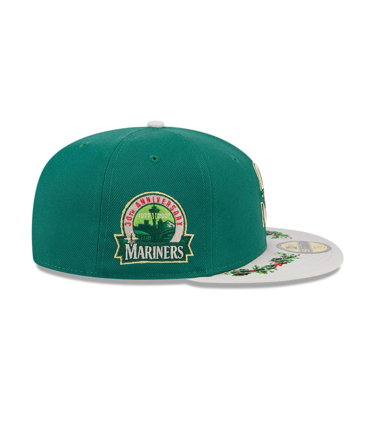 Gorra New Era 59Fifty MLB Seattle Mariners Novelty Holly Green Med