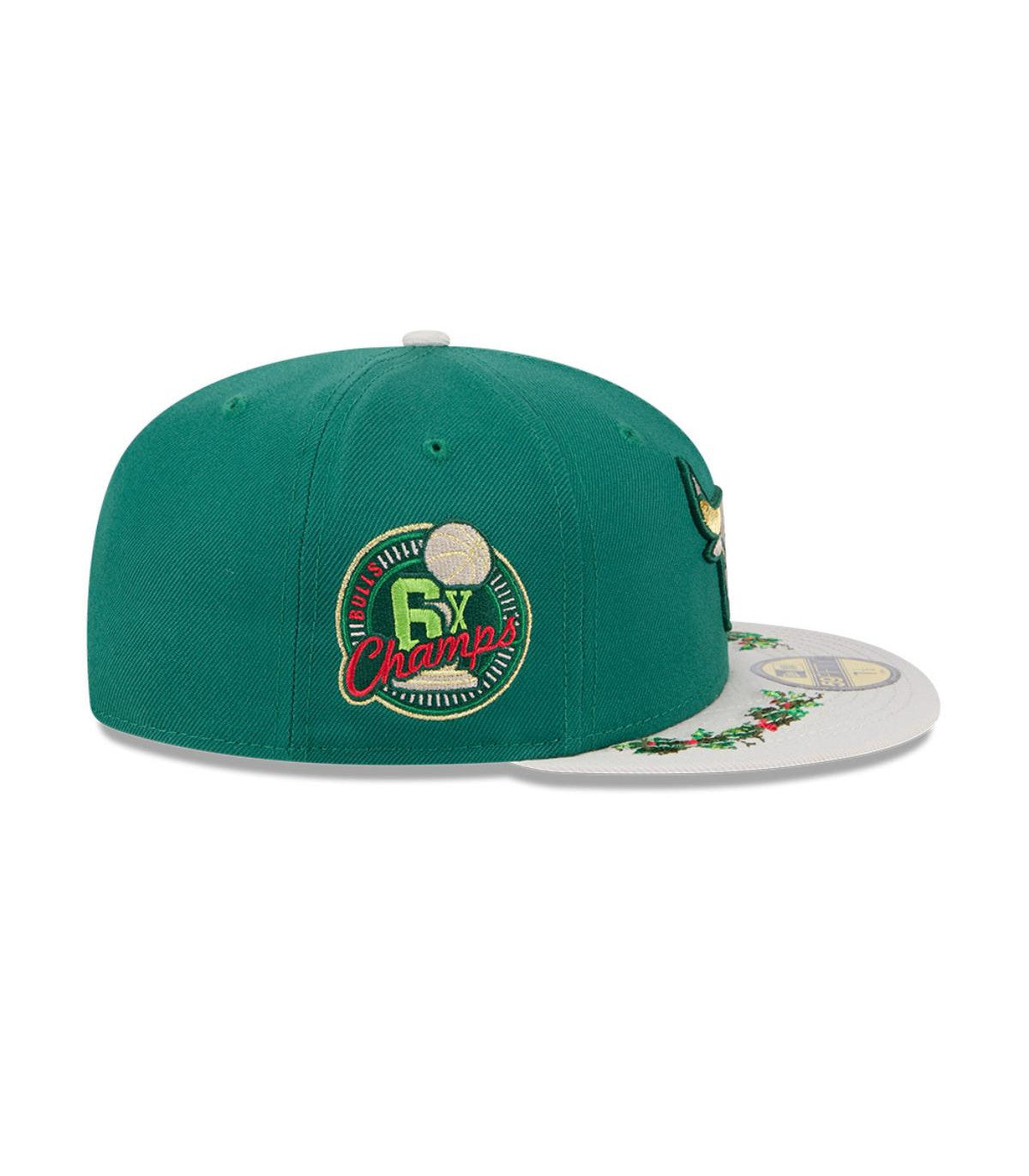 Gorra New Era 59Fifty NBA Chicago Bulls Novelty Holly Green Med
