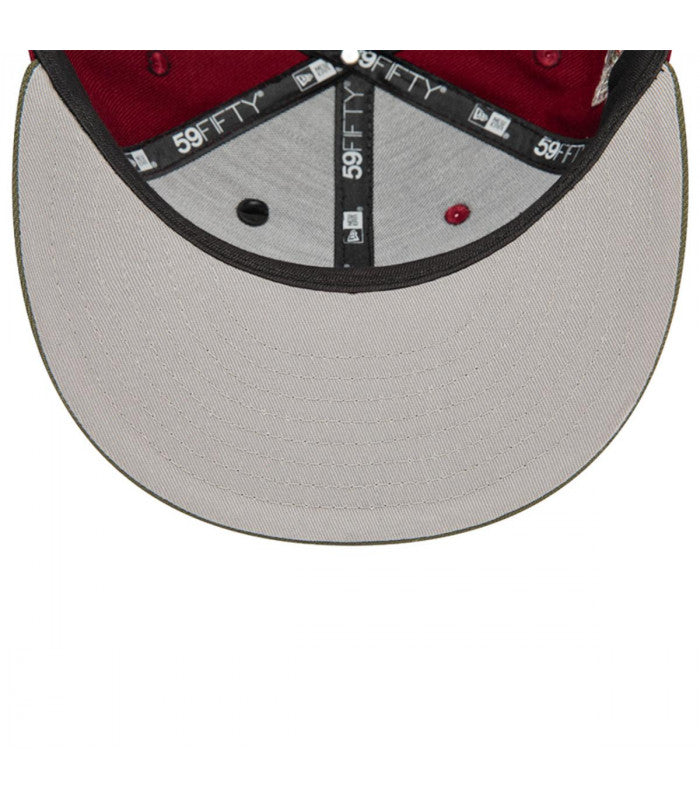 Gorra New Era 59Fifty New York Yankees MLB Contrast Pin Dark Red
