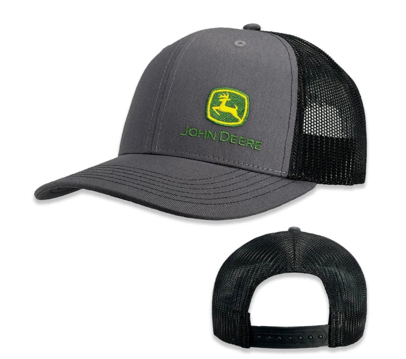Gorra John Deere Moline 112 Gris/Negra