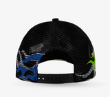 Gorra VR46 Monster Energy Trucker Negra 46 Valentino Rossi Sol y Luna
