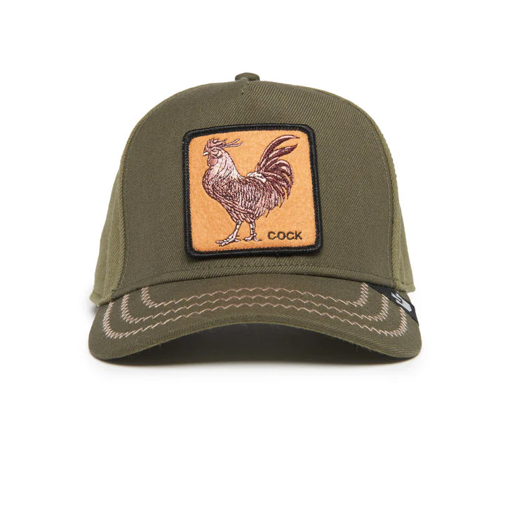 Gorra Goorin Bros Cock Field 100 Snapback Verde Hombre