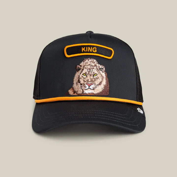 Gorra Goorin Bros Lion Trucker Snapback Negra Hombre (GB2)