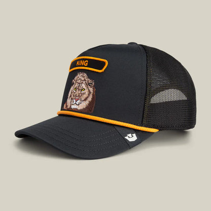 Gorra Goorin Bros Lion Trucker Snapback Negra Hombre (GB2)