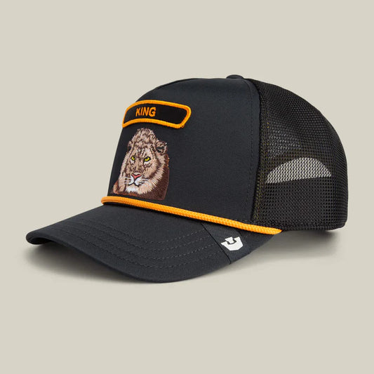 Gorra Goorin Bros Lion Trucker Snapback Negra Hombre (GB2)