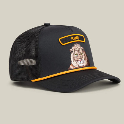 Gorra Goorin Bros Lion Trucker Snapback Negra Hombre (GB2)