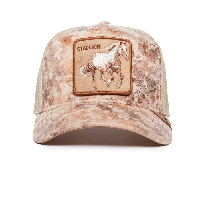 Gorra Goorin Bros Storm Stallion Trucker Snapback Café Hombre