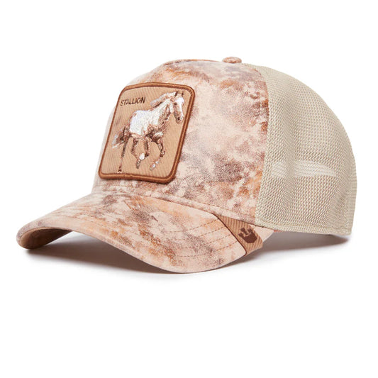 Gorra Goorin Bros Storm Stallion Trucker Snapback Café Hombre