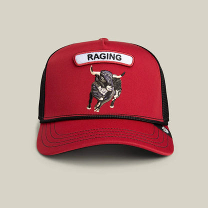 Gorra Goorin Bros Raging Bull Trucker Snapback Roja Hombre (GB2)